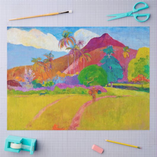 Tahitian Landscape, Gauguin Tissuepapier (Craft)