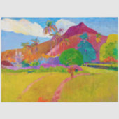 Tahitian Landscape, Gauguin Tissuepapier (Voorkant)
