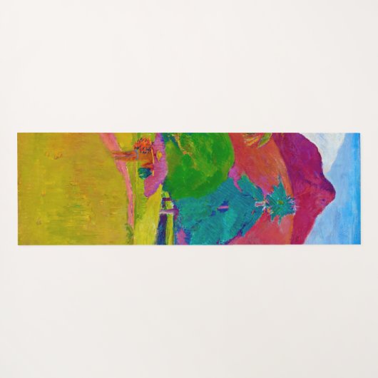 Tahitian Landscape, Gauguin Yogamat (Achterkant (horizontaal))