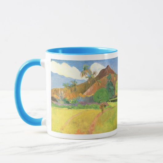 Tahitian Landscape, Mountains Tahiti, Paul Gauguin Mok (Links)