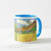 Tahitian Landscape, Mountains Tahiti, Paul Gauguin Mok (Voorkant rechts)