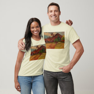 Tahitian Landscape van Paul Gauguin (1893) T-shirt