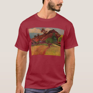Tahitian Landscape van Paul Gauguin (1893) T-shirt