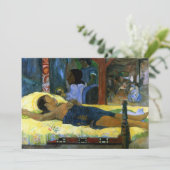 Tahitian Natitivity scene Gauguin kleurrijke kunst Aankondiging (Staand voorkant)