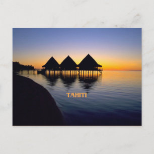 Tahitian Sunset Briefkaart
