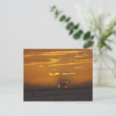 Tahitian Sunset Briefkaart (Staand voorkant)