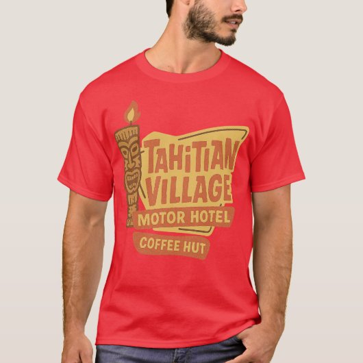 Tahitian Village - Downey, Californië T-shirt (Voorkant)