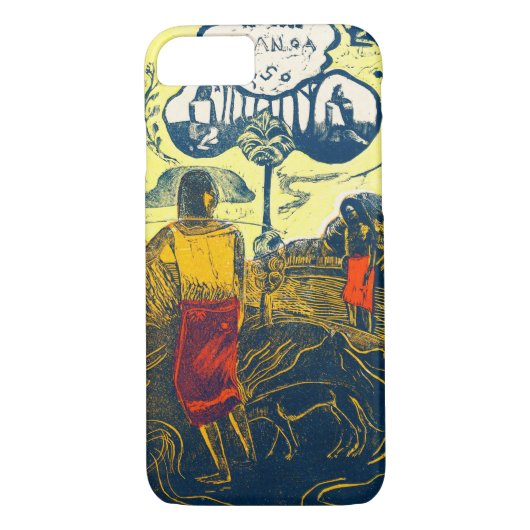 Tahitian Women and Dog, Gauguin Case-Mate iPhone Case (Achterkant)