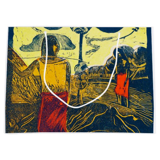 Tahitian Women and Dog, Gauguin Groot Cadeauzakje (Voorkant)