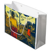 Tahitian Women and Dog, Gauguin Groot Cadeauzakje (Voorkant Gekanteld)