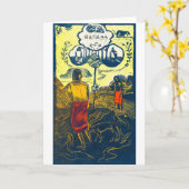 Tahitian Women and Dog, Gauguin Kaart (Gele Bloem)