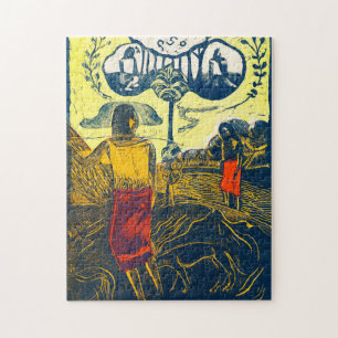 Tahitian Women and Dog, Gauguin Legpuzzel