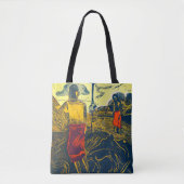 Tahitian Women and Dog, Gauguin Tote Bag (Voorkant)