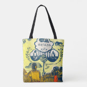 Tahitian Women and Dog, Gauguin Tote Bag (Achterkant)