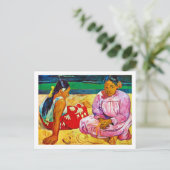 Tahitian Women, Gauguin Briefkaart (Staand voorkant)