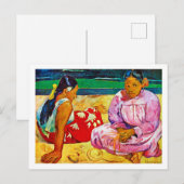 Tahitian Women, Gauguin Briefkaart (Voorkant / Achterkant)