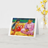 Tahitian Women, Gauguin Kaart (Gele Bloem)