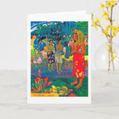 Tahitian Women, Gauguin Kaart (Gele Bloem)