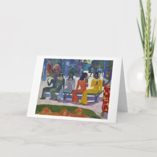 Tahitian Women, Gauguin Kaart (Voorkant)