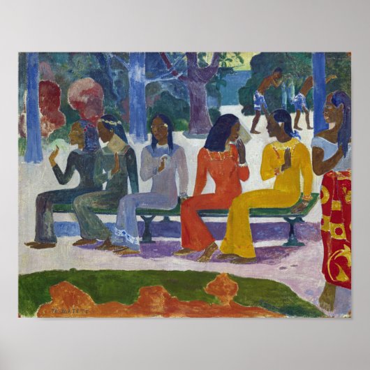 Tahitian Women, Gauguin Poster (Voorkant)