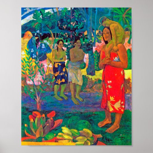 Tahitian Women, Gauguin Poster (Voorkant)