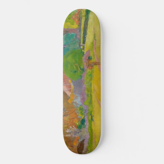 Tahitisch landschap (door Paul Gaugin) Persoonlijk Skateboard (Voorkant)