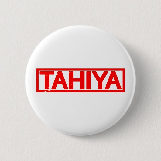 Tahiya Stamp Ronde Button 5,7 Cm (Voorkant)
