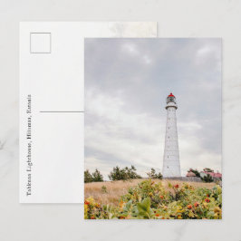 Tahkuna-vuurtoren, Hiiumaa eiland, Estland reis Briefkaart