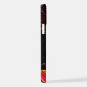 Tahlia Mooie Zwarte Vrouw Pop Art Stijl iPhone Hoesje (Rechterkant)