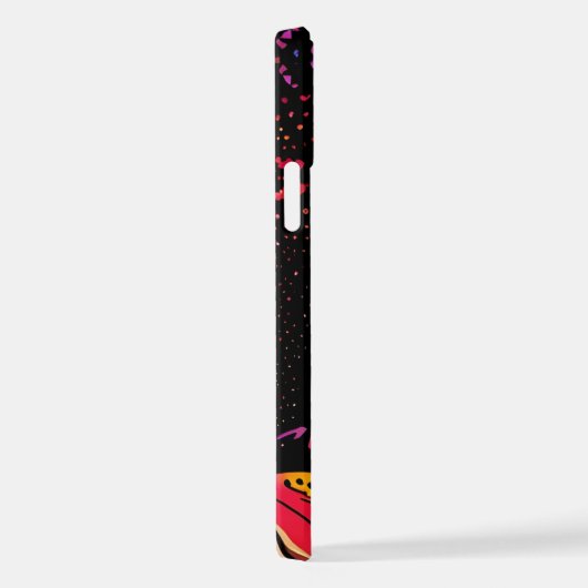 Tahlia Mooie Zwarte Vrouw Pop Art Stijl iPhone Hoesje (Rechterkant)