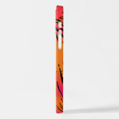 Tahlia Mooie Zwarte Vrouw Pop Art Stijl iPhone Hoesje (Linkerkant)