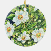 Tahlia's Windbloemen - Keramisch Ornament (Achterkant)