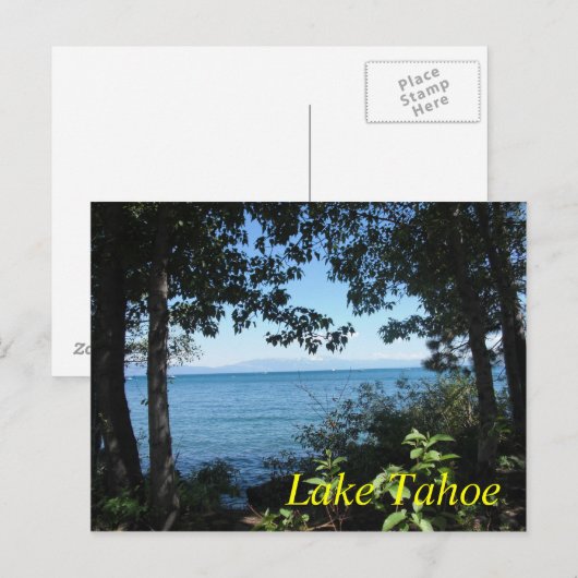 Tahoe Blue Briefkaart (Voorkant / Achterkant)