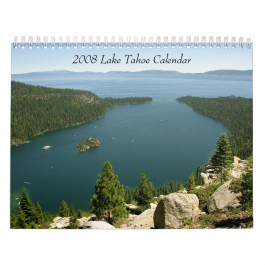 Tahoe Calendar bij het meer van 2008 Kalender (Hoes)