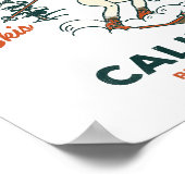 Tahoe, California Funny Retro Skiing & Beer Art Poster (Hoek)