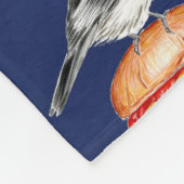 Tahoe Cheeseburger Bird Chickadee Fleece Deken (Hoek)