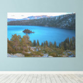 Tahoe Emerald Bay Canvas Afdruk (Insitu (Houten vloer))