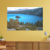 Tahoe Emerald Bay Canvas Afdruk (Insitu (Woonkamer))
