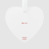 Tahoe Love Ornament (achterkant)