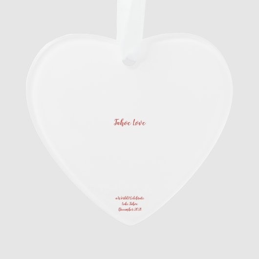 Tahoe Love Ornament (achterkant)