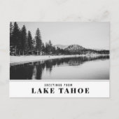 Tahoe-meer in Pinewild met Round Hill en Pine Tr Briefkaart (Voorkant)