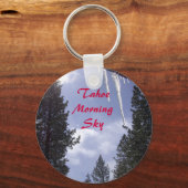 Tahoe Morning Sun en Sky Sleutelhangers (Voorkant)