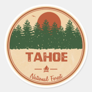 Tahoe National Forest Ronde Sticker