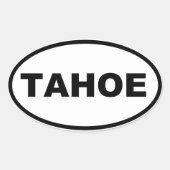 TAHOE OVALE STICKER (Voorkant)