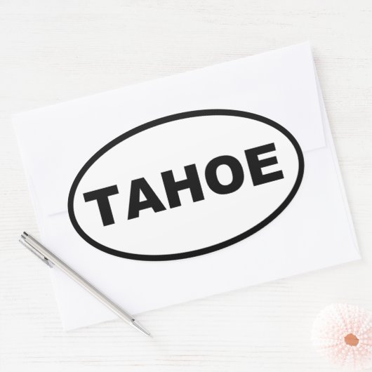 TAHOE OVALE STICKER (Envelop)