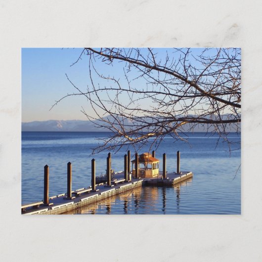 Tahoe Pier Briefkaart (Voorkant)