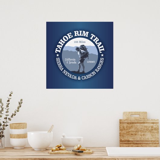 Tahoe Rim Trail Poster (Keuken)