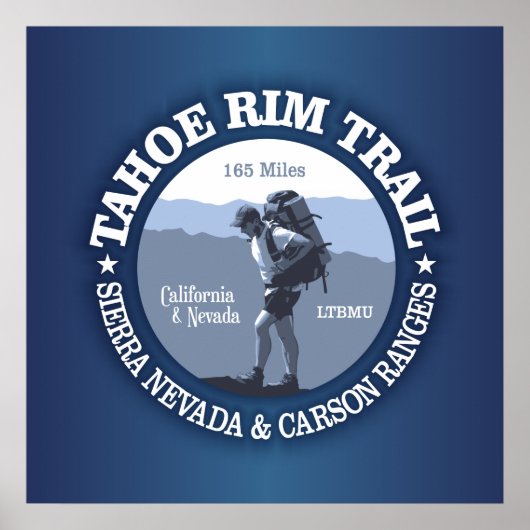 Tahoe Rim Trail Poster (Voorkant)