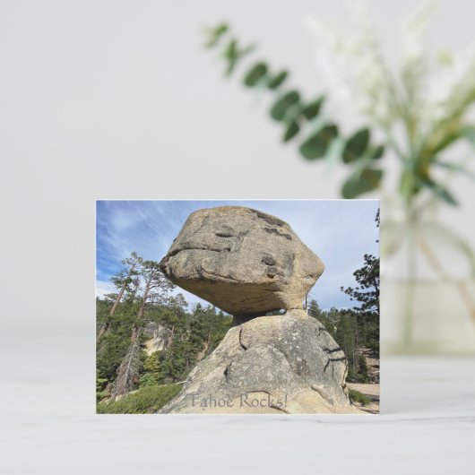 Tahoe Rocks! Briefkaart (Staand voorkant)