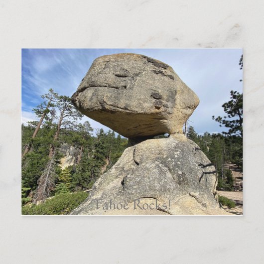 Tahoe Rocks! Briefkaart (Voorkant)